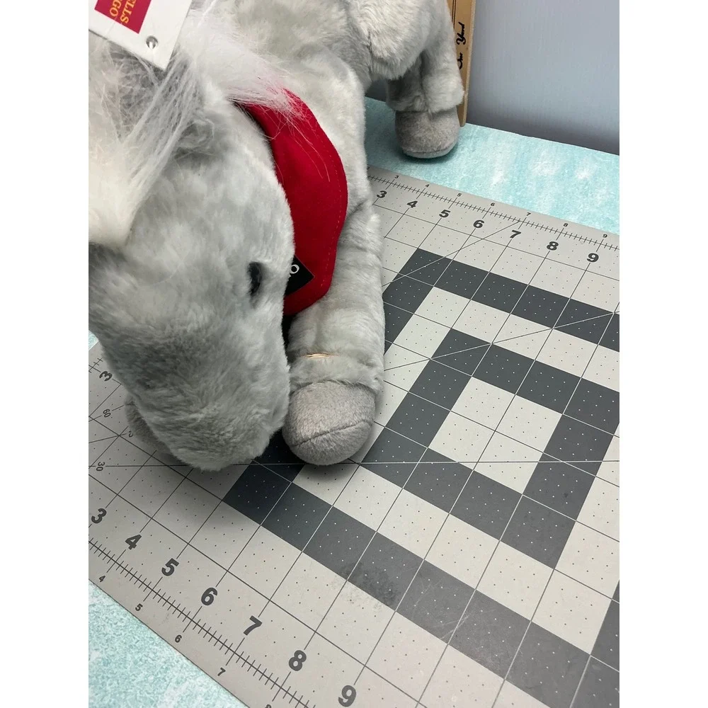 Wells Fargo‎ Stuffed Animal Donkey Plush Toy Red Bandana New With Tags